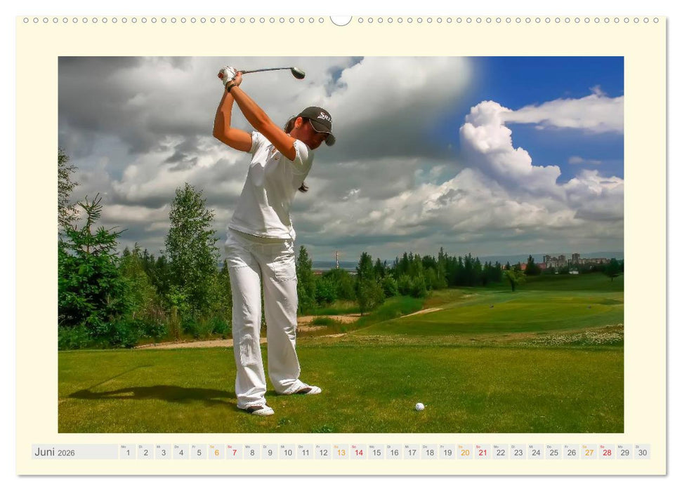 Golf - meine Leidenschaft (CALVENDO Premium Wandkalender 2026)