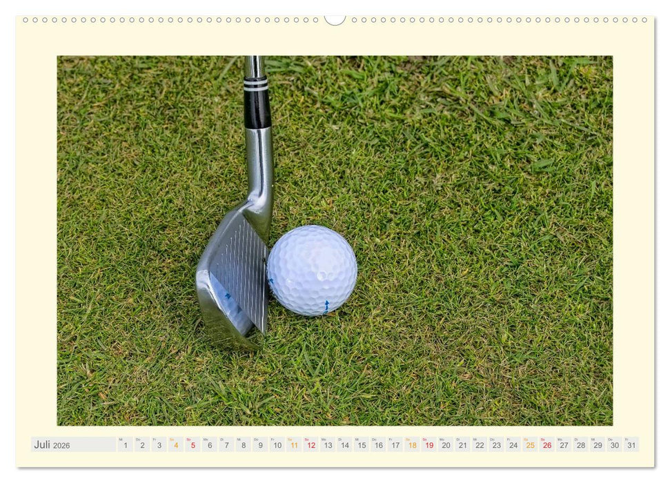 Golf - meine Leidenschaft (CALVENDO Premium Wandkalender 2026)