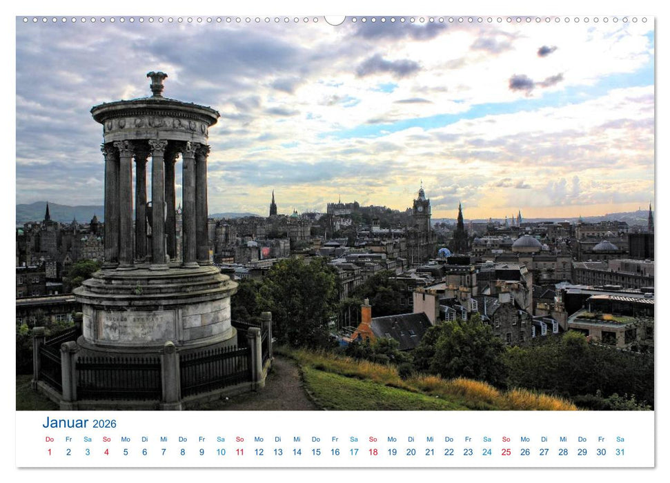 Schottlands Süden 2026. Impressionen zwischen Edinburgh, Loch Ness und Isle of Skye (CALVENDO Premium Wandkalender 2026)