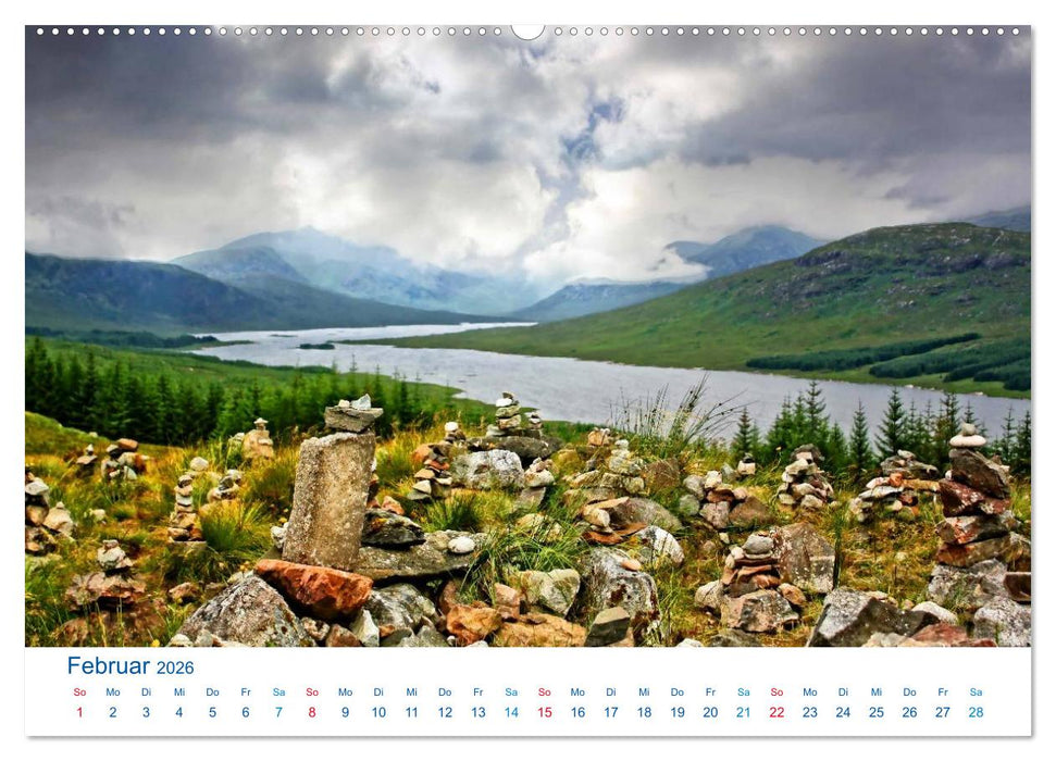 Schottlands Süden 2026. Impressionen zwischen Edinburgh, Loch Ness und Isle of Skye (CALVENDO Premium Wandkalender 2026)