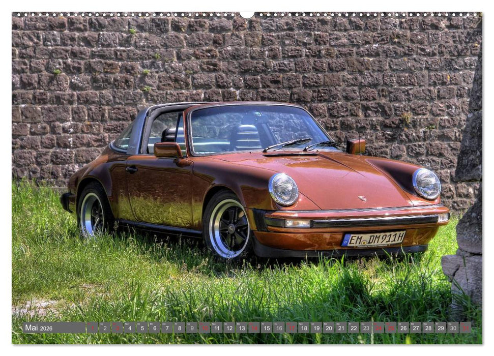 Porsche 911SC - zwei starke Typen (CALVENDO Premium Wandkalender 2026)