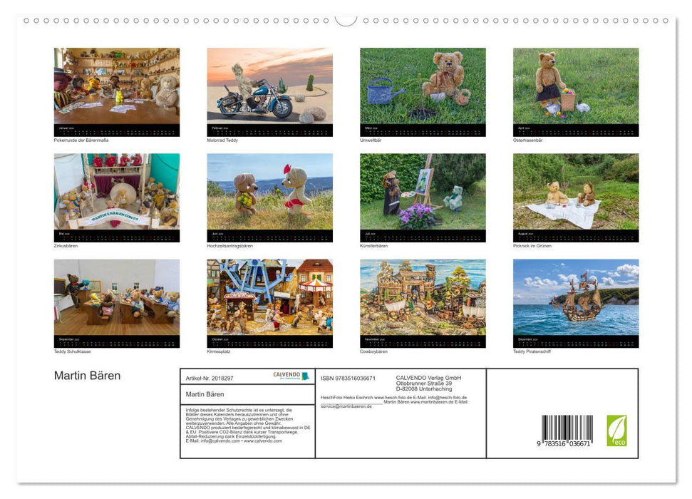 Martin Bären (CALVENDO Premium Wandkalender 2026)