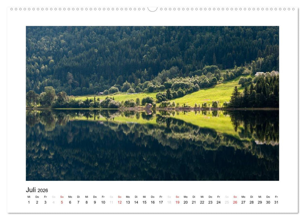 Magisches Nordland. Eine Reise in das Herz Skandinaviens (CALVENDO Premium Wandkalender 2026)