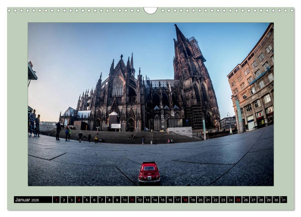 Die Knutschkugel in Köln (CALVENDO Wandkalender 2026)