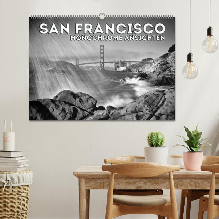 SAN FRANCISCO Monochrome Ansichten (CALVENDO Wandkalender 2026)