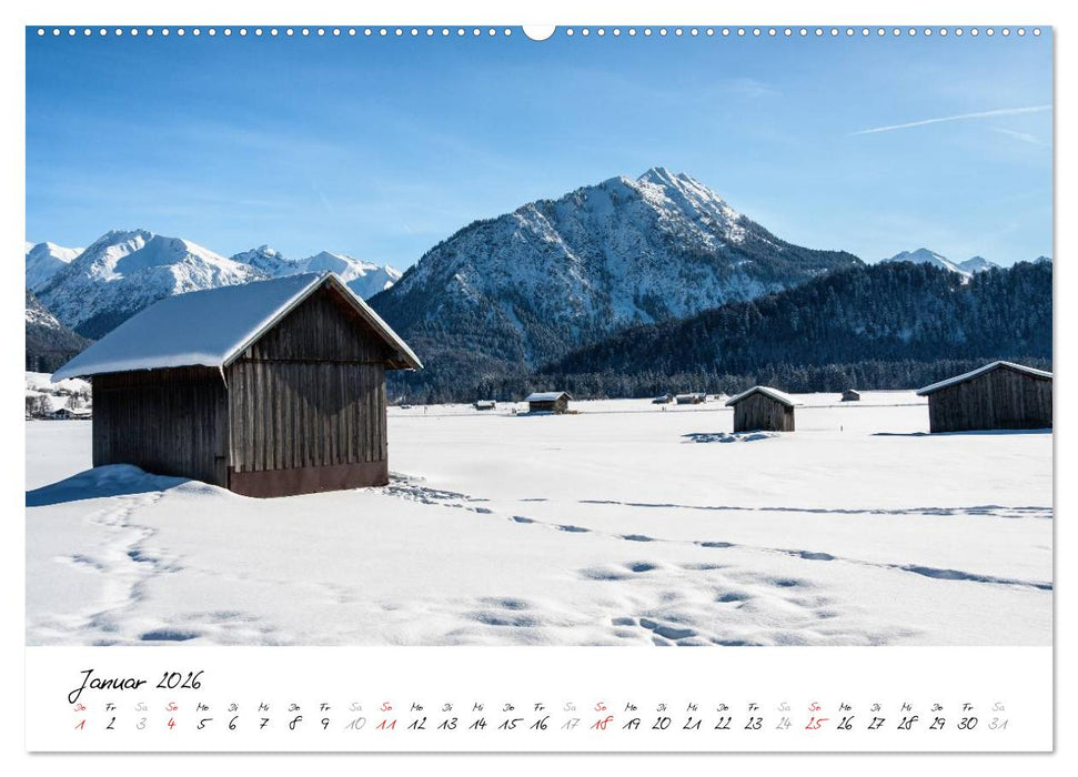 Erlebnis Oberallgäu (CALVENDO Premium Wandkalender 2026)