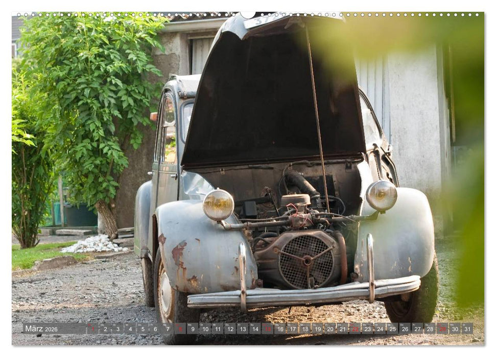Citroën 2CV Alte Liebe rostet nicht (CALVENDO Premium Wandkalender 2026)