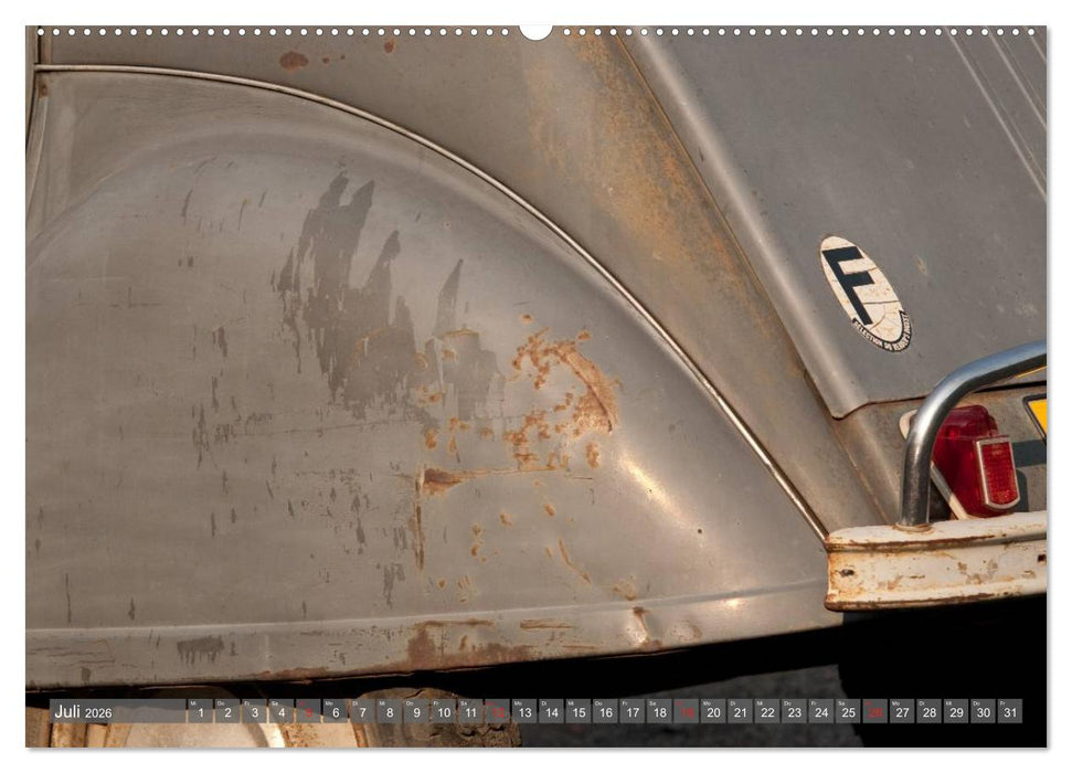 Citroën 2CV Alte Liebe rostet nicht (CALVENDO Premium Wandkalender 2026)