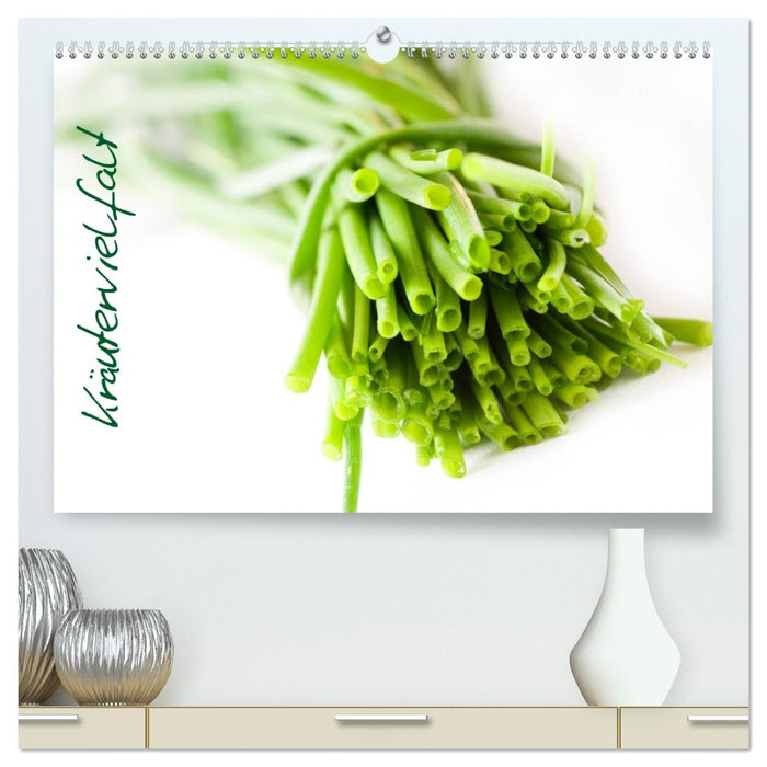 Kräutervielfalt (CALVENDO Premium Wandkalender 2026)