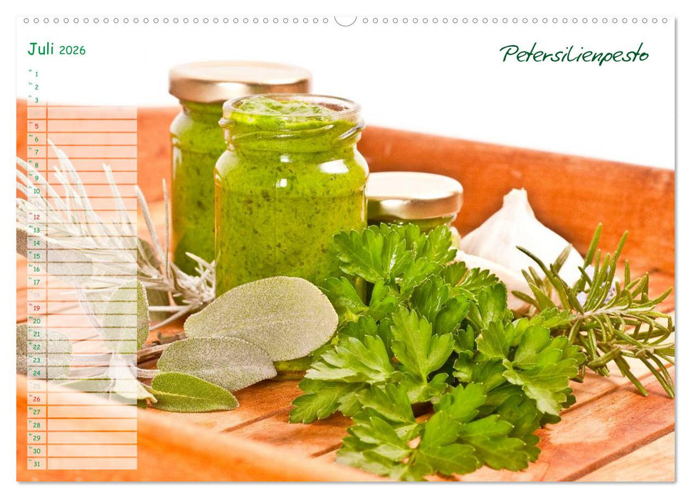 Kräutervielfalt (CALVENDO Premium Wandkalender 2026)