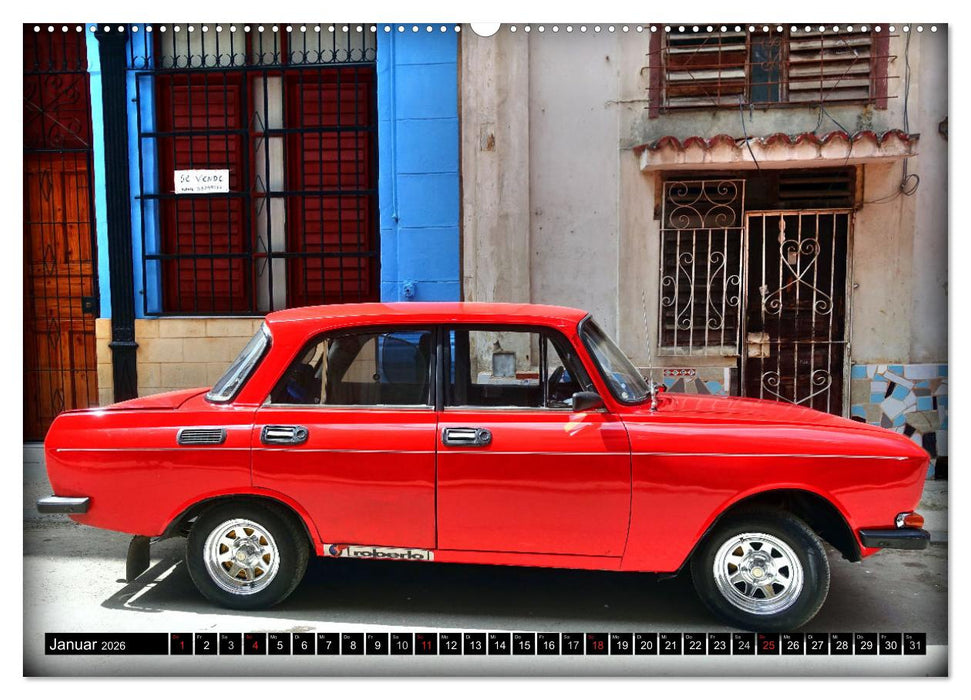 AUTO-LEGENDE MOSKWITSCH (CALVENDO Wandkalender 2026)