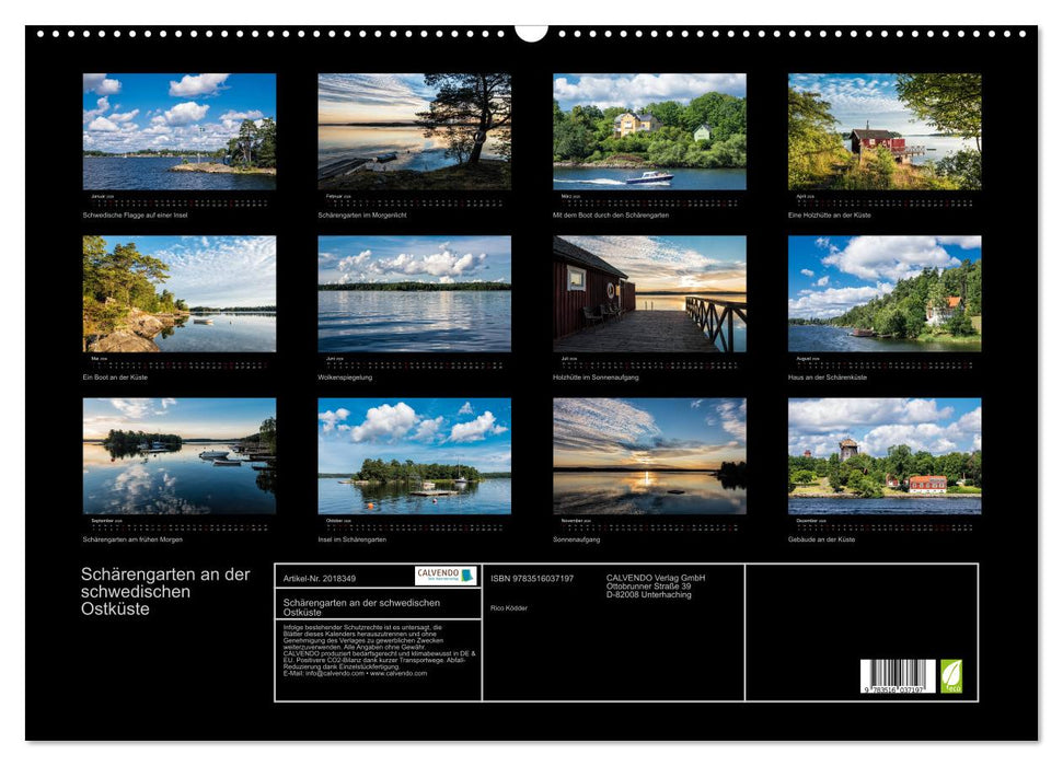 Schärengarten an der schwedischen Ostküste (CALVENDO Wandkalender 2026)