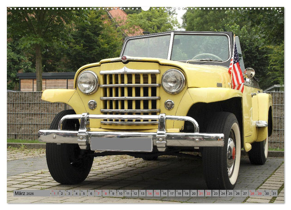 Oben ohne Oldtimer (CALVENDO Premium Wandkalender 2026)