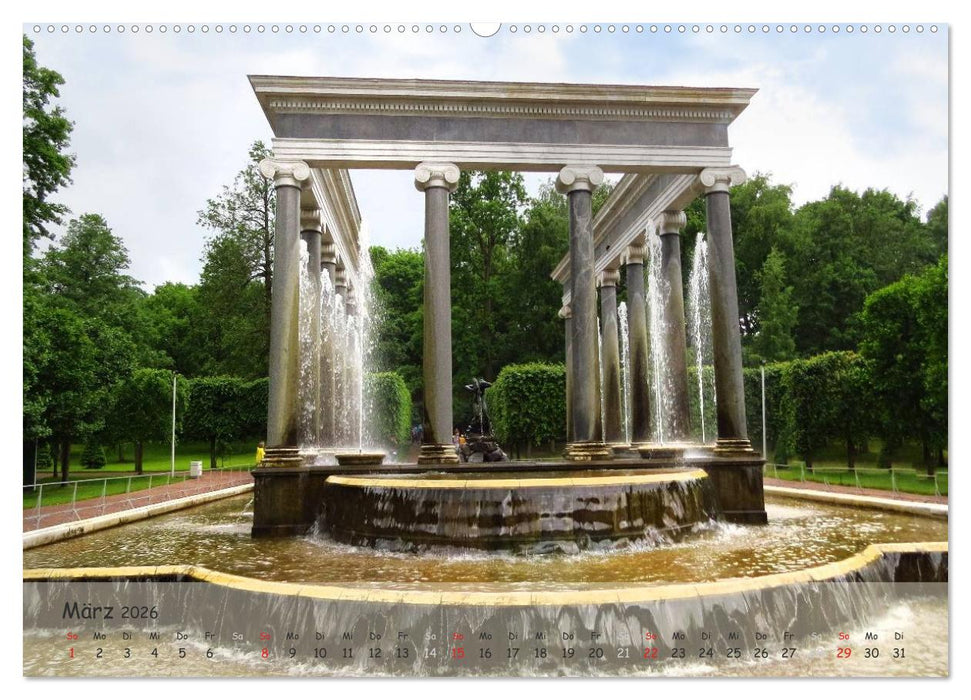 Sankt Petersburg - Paläste der Umgebung (CALVENDO Premium Wandkalender 2026)