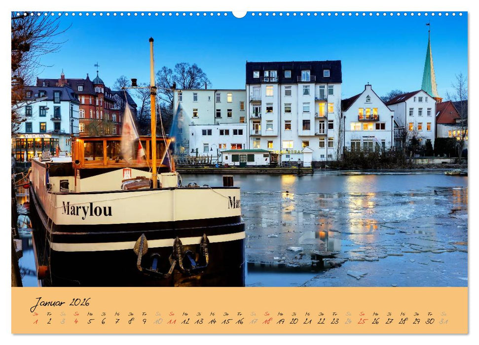 Bergedorf Hamburgs Perle an der Bille (CALVENDO Wandkalender 2026)