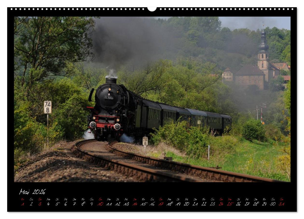 Mit Volldampf durch Mitteleuropa (CALVENDO Wandkalender 2026)