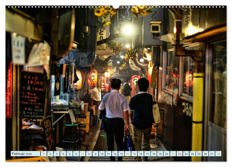 Tokio - Hightech und Menschenmassen (CALVENDO Wandkalender 2026)