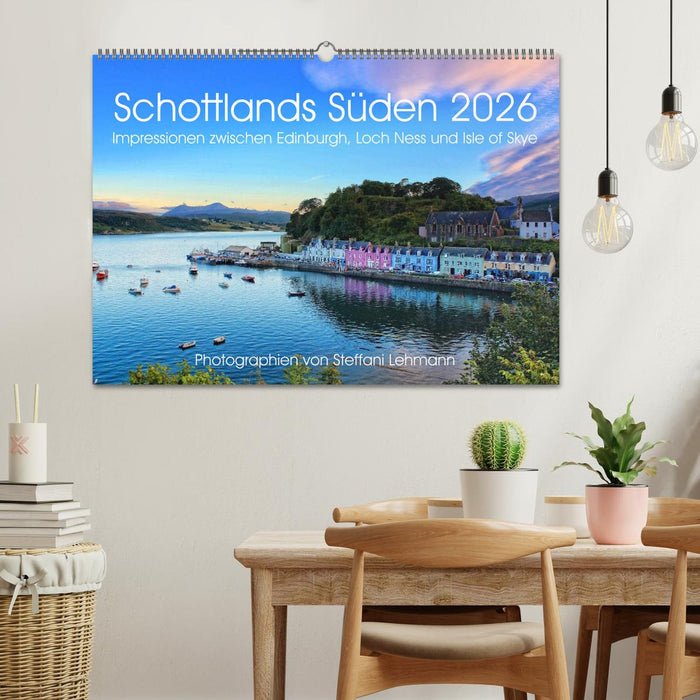 Schottlands Süden 2026. Impressionen zwischen Edinburgh, Loch Ness und Isle of Skye (CALVENDO Wandkalender 2026)
