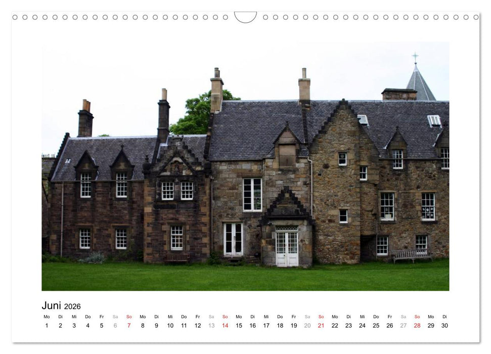 Edinburgh - Ansichten einer Stadt (CALVENDO Wandkalender 2026)