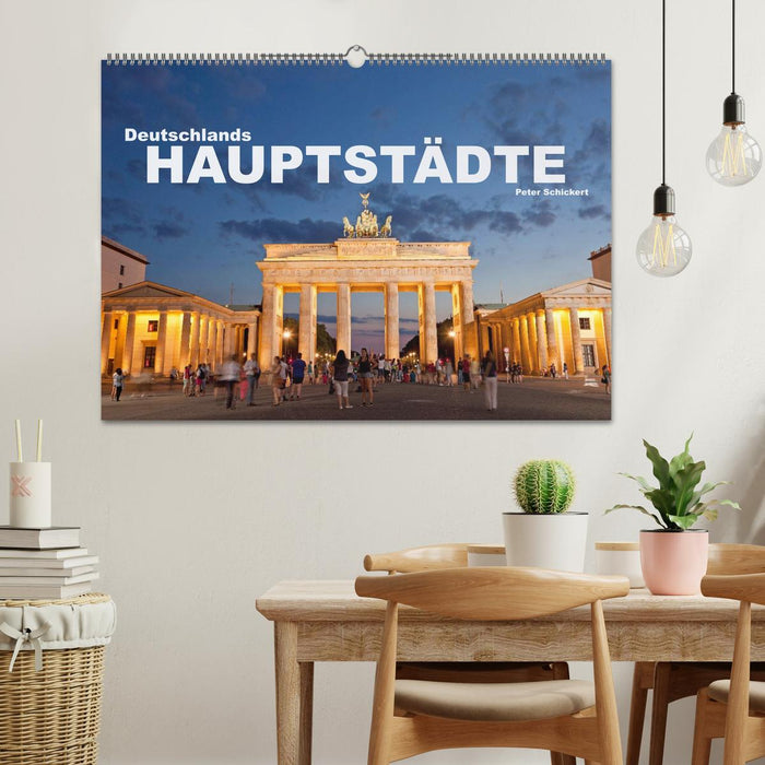 Deutschlands Hauptstädte (CALVENDO Wandkalender 2026)