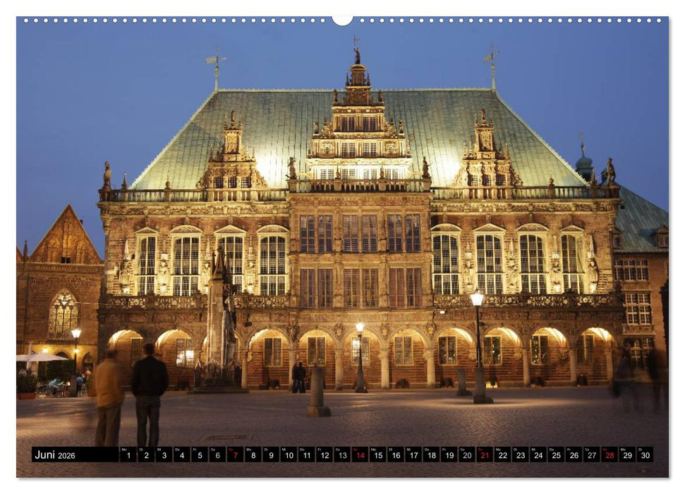 Deutschlands Hauptstädte (CALVENDO Wandkalender 2026)