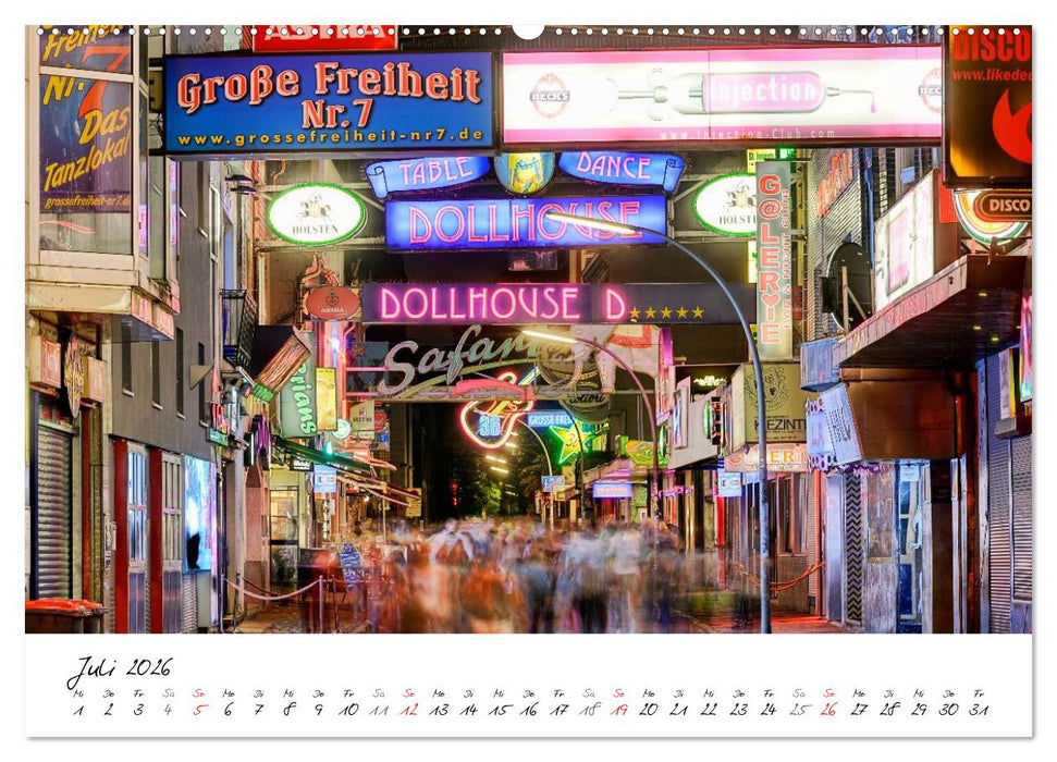 Mit Hamburg durchs Jahr 2026 (CALVENDO Premium Wandkalender 2026)