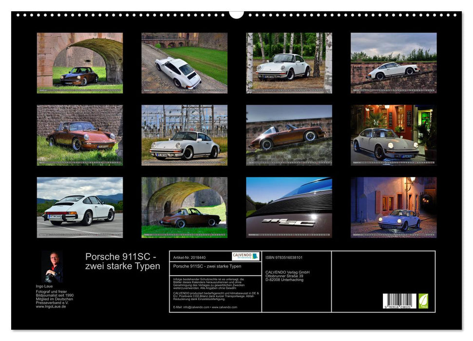 Porsche 911SC - zwei starke Typen (CALVENDO Wandkalender 2026)