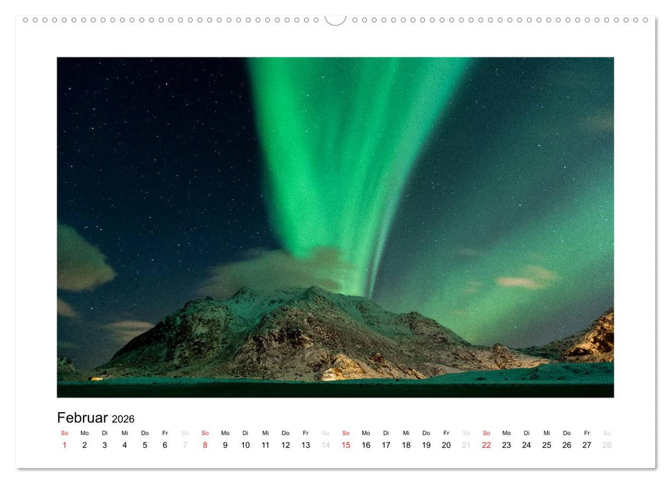 Magisches Nordland. Eine Reise in das Herz Skandinaviens (CALVENDO Wandkalender 2026)