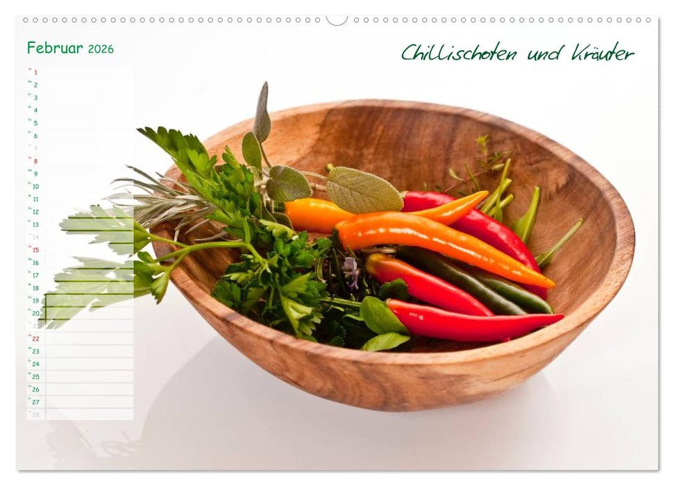 Kräutervielfalt (CALVENDO Wandkalender 2026)