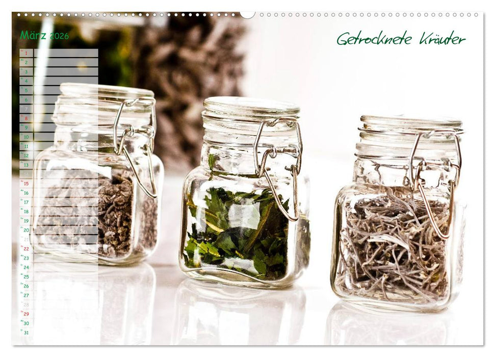 Kräutervielfalt (CALVENDO Wandkalender 2026)