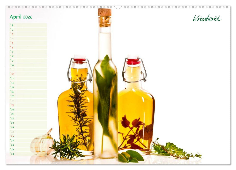 Kräutervielfalt (CALVENDO Wandkalender 2026)