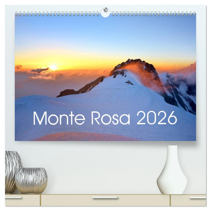 Monte Rosa (CALVENDO Premium Wandkalender 2026)