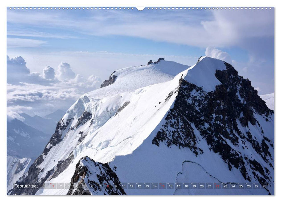 Monte Rosa (CALVENDO Premium Wandkalender 2026)