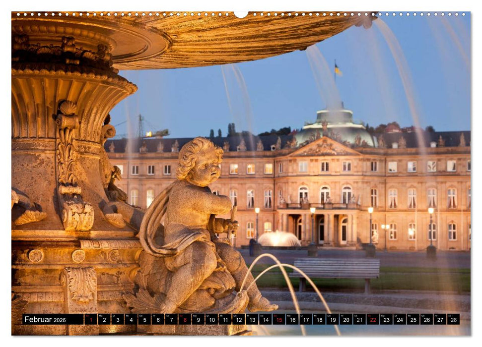 Deutschlands Hauptstädte (CALVENDO Premium Wandkalender 2026)