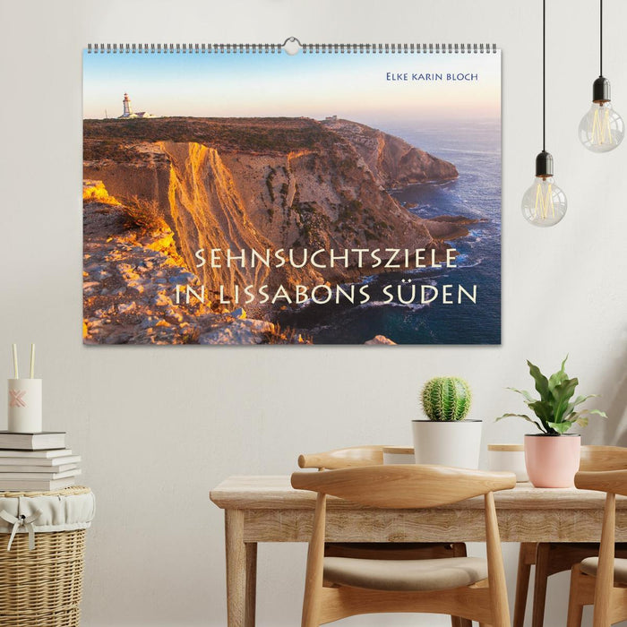 Sehnsuchtsziele im Süden Lissabons (CALVENDO Wandkalender 2026)