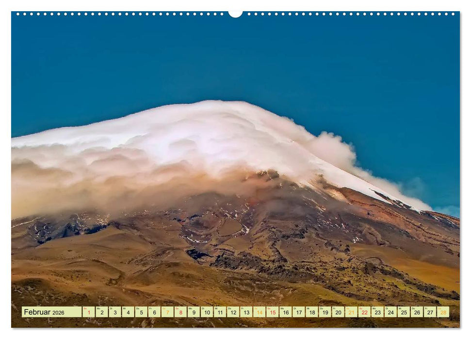 Vulkane - imposant und bedrohlich (CALVENDO Premium Wandkalender 2026)