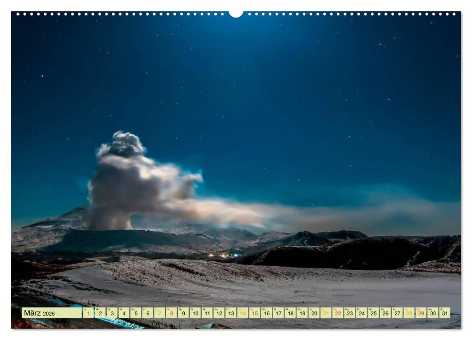 Vulkane - imposant und bedrohlich (CALVENDO Premium Wandkalender 2026)