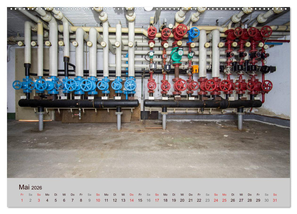 Lost Places - Schönheit des Verfalls (CALVENDO Premium Wandkalender 2026)