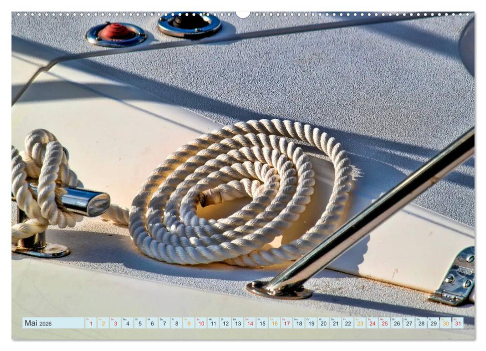 Segelyacht - Freiheit und Abenteuer (CALVENDO Wandkalender 2026)