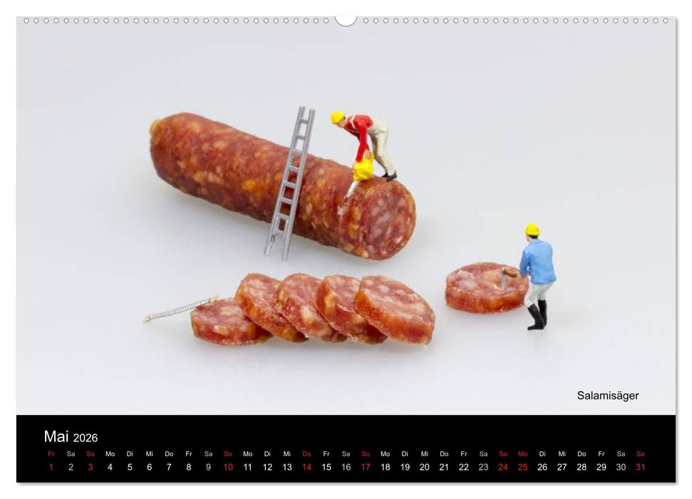 Tomatenmaler ... und andere Mini-Welten (CALVENDO Wandkalender 2026)