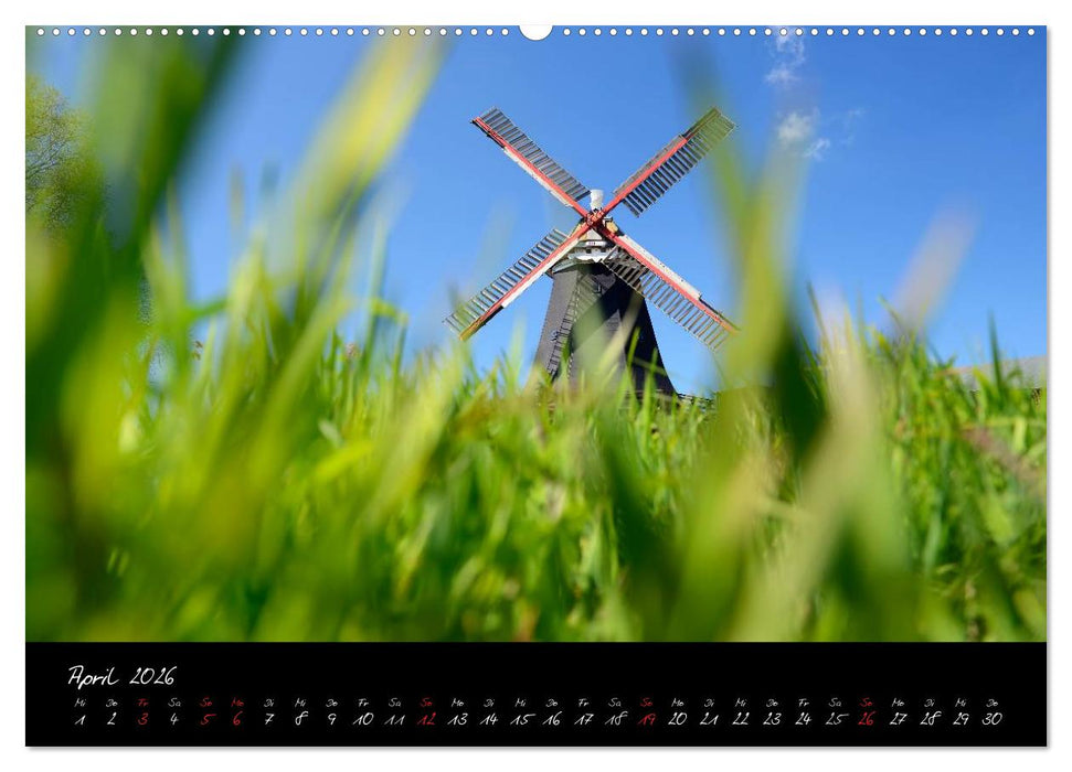 Vier- und Marschlande Hamburgs grüner Südosten (CALVENDO Wandkalender 2026)