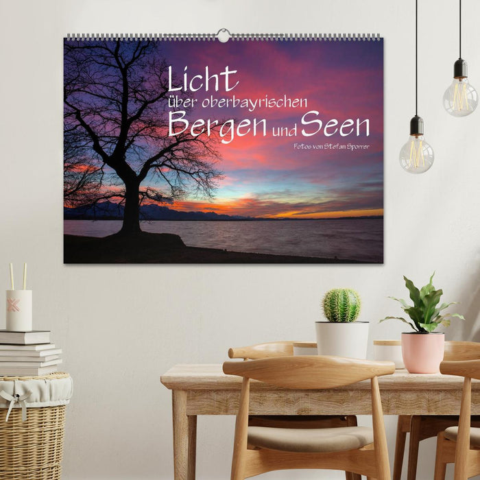 Licht über oberbayrischen Bergen und Seen (CALVENDO Wandkalender 2026)