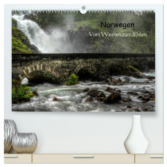 Norwegen - Vom Westen zum Süden (CALVENDO Premium Wandkalender 2026)