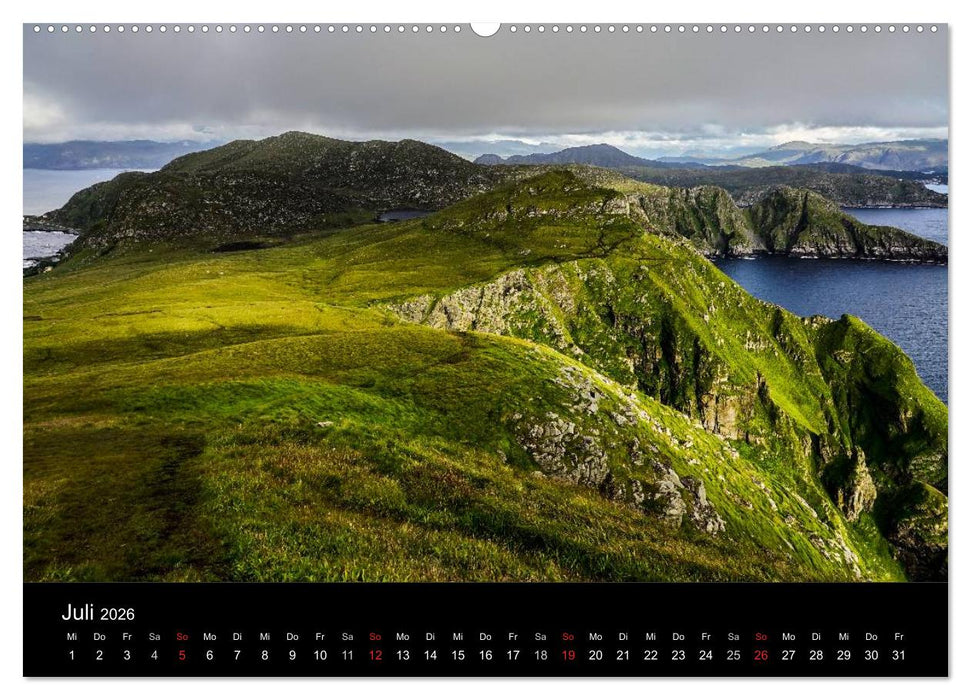 Norwegen - Vom Westen zum Süden (CALVENDO Premium Wandkalender 2026)