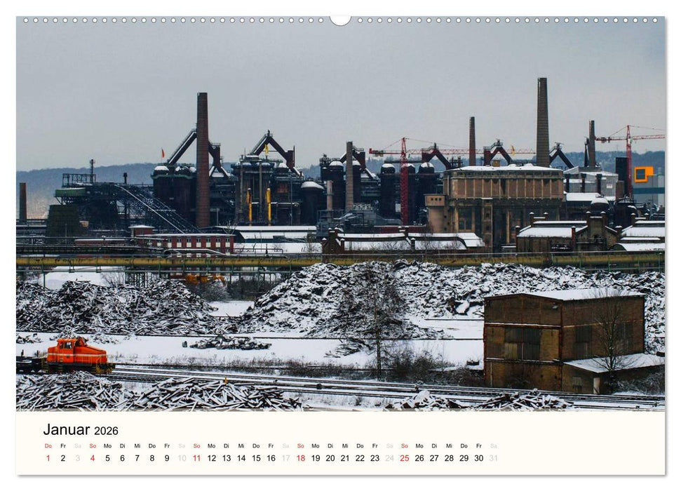 Völklingen. Im Schatten des Weltkulturerbes (CALVENDO Wandkalender 2026)