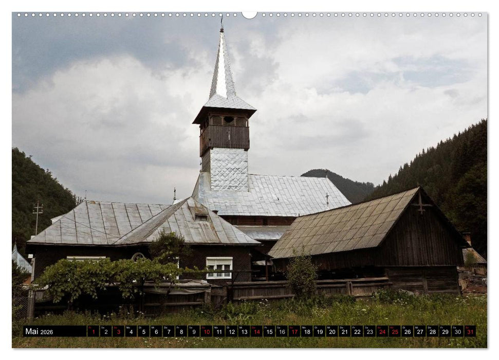 Entlang der Wassertalbahn - Auf schmaler Spur im Norden Rumäniens (CALVENDO Premium Wandkalender 2026)