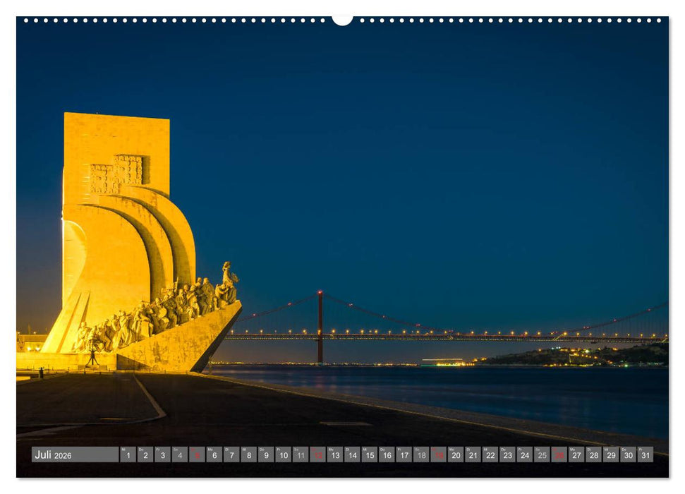 Metropole Lissabon (CALVENDO Premium Wandkalender 2026)