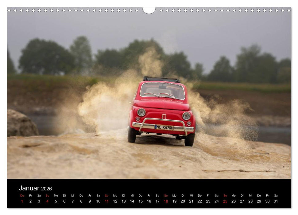 Mit der Knutschkugel auf Reisen (CALVENDO Wandkalender 2026)