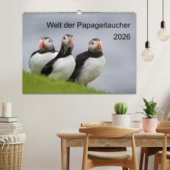 Welt der Papageitaucher (CALVENDO Wandkalender 2026)