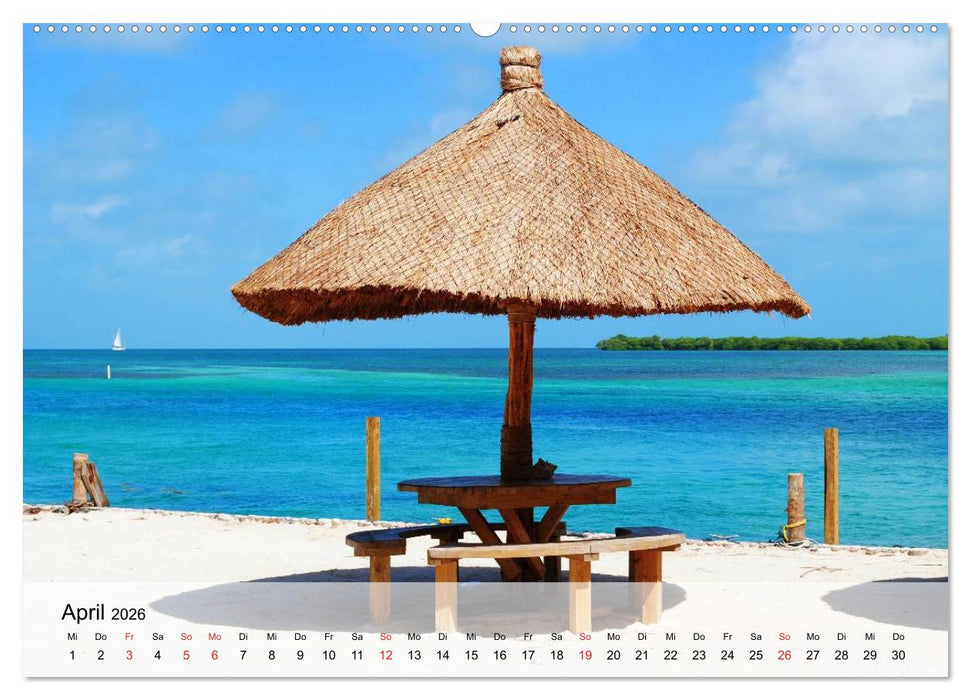 Belize. Karibik-Perle Caye Caulker (CALVENDO Wandkalender 2026)